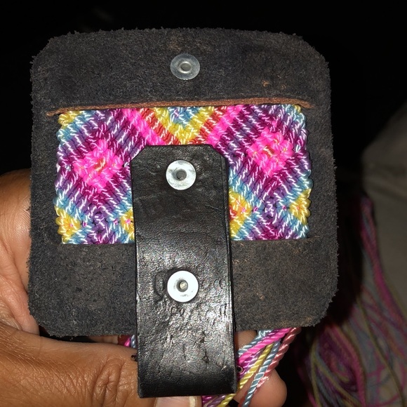 Handmade leather festival bag - Picture 11 of 15